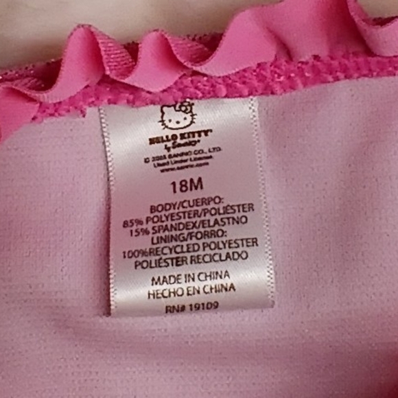 Hello Kitty 2-Piece Swimsuit Set | Size 18M | UPF 50 - NWT - Picture 5 of 14